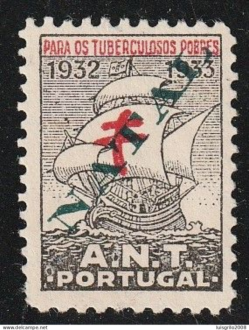 Vignette/ Vinheta, Portugal - ANT Assistência Nacional Tuberculosos, 1932 Natal -|- MNG - Sans Gomme - Emissioni Locali