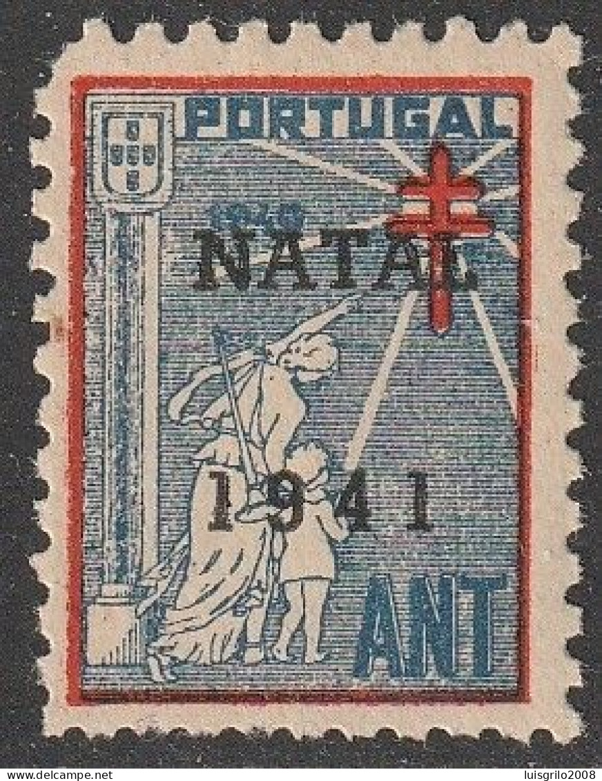 Vignette/ Vinheta, Portugal - ANT Assistência Nacional Tuberculosos, 1941 Natal-|- MNH Avec Gomme - Ortsausgaben