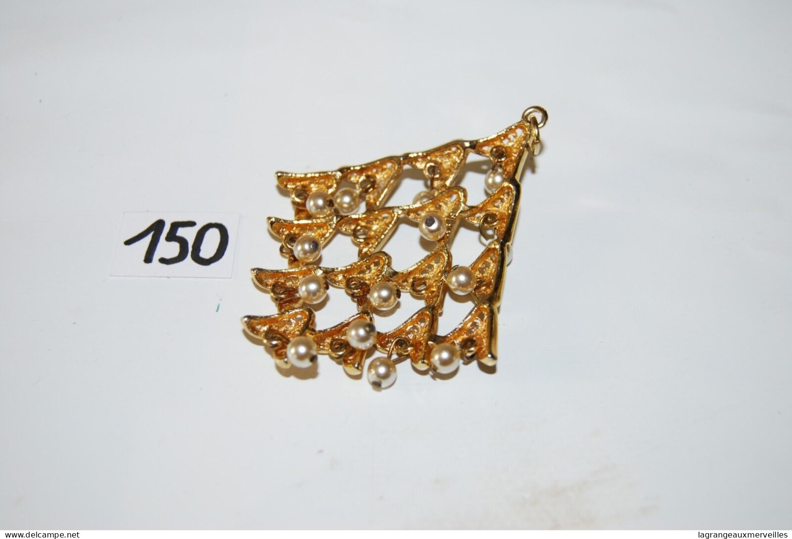 C150 Bijou - Fantaisie - Broche Perles - Kostuum Juwelen - Costume Jewelry - Brooches