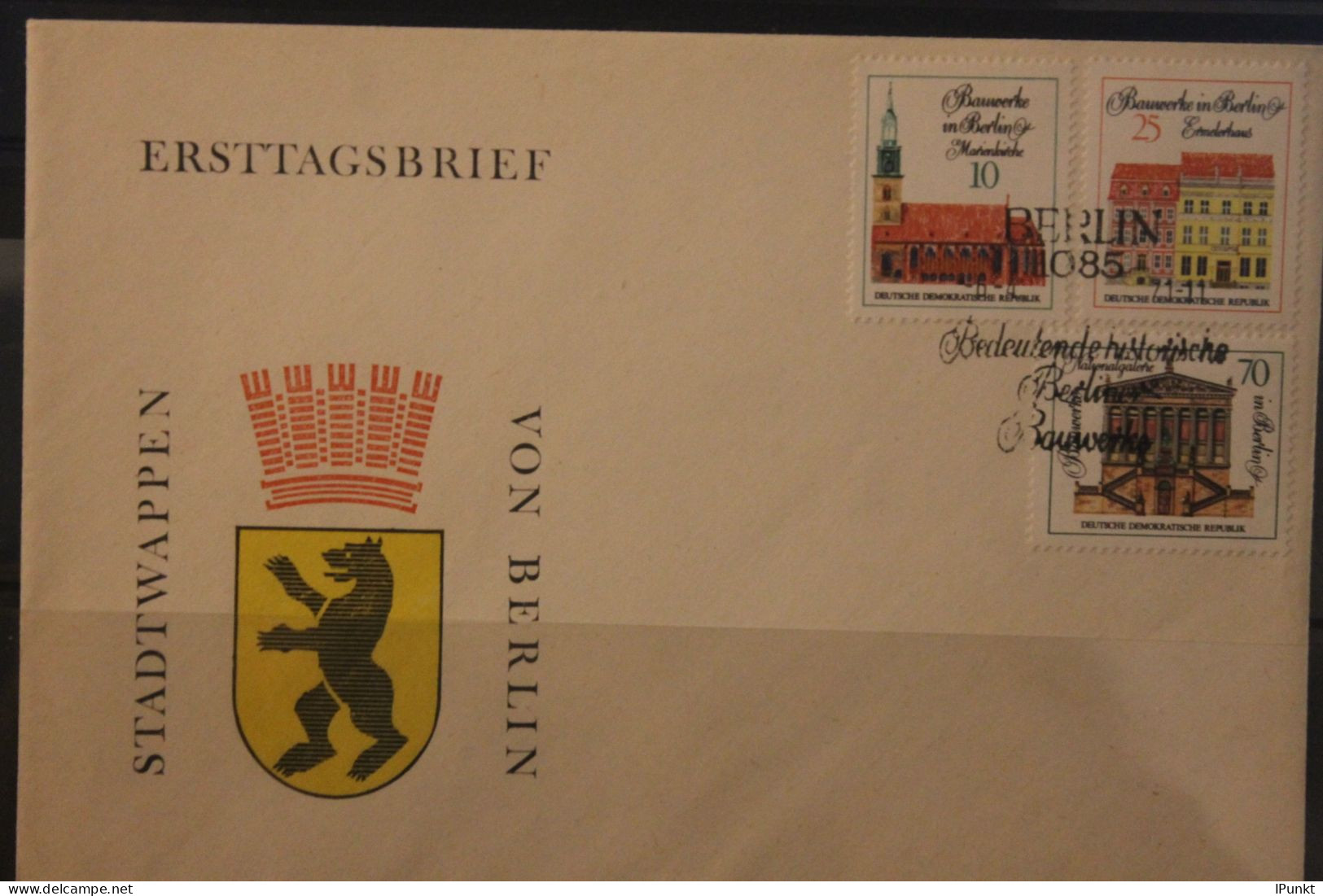 DDR 1971; FDC Bauwerke (IV), MiNr. 1661-66 - 1971-1980