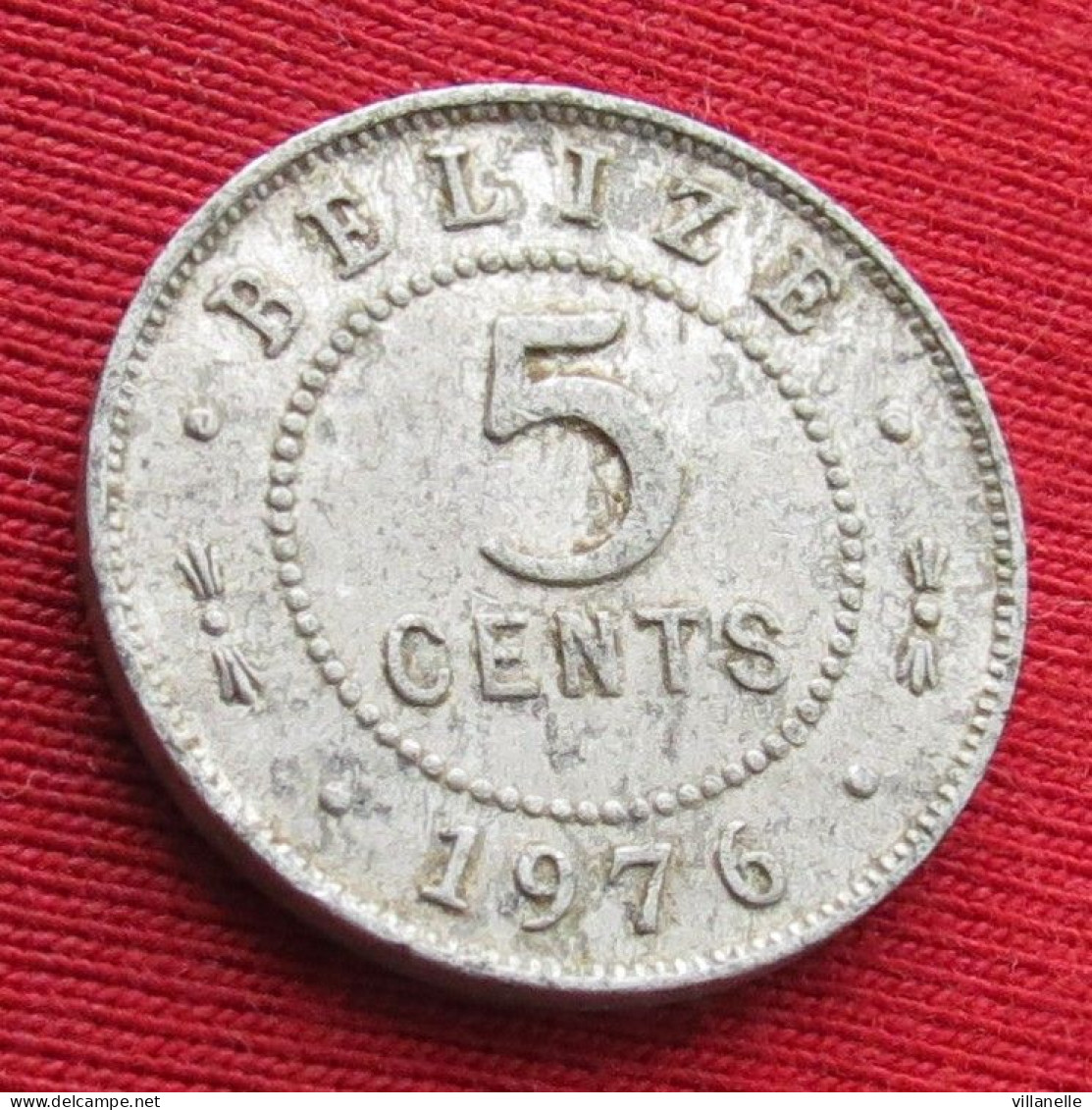 Belize 5 Cents 1976 KM# 34a Lt 1580 *V2T Beliz Belice - Belize