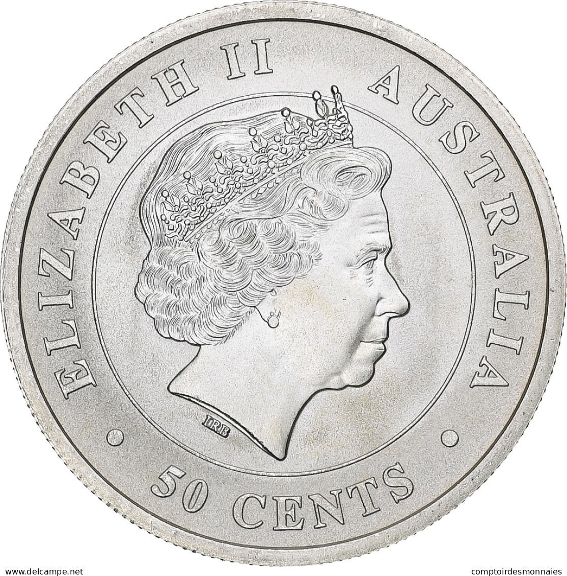 Monnaie, Australie, Hammerhead Shark, 50 Cents, 2015, 1/2 Once, SPL+, Argent - 50 Cents