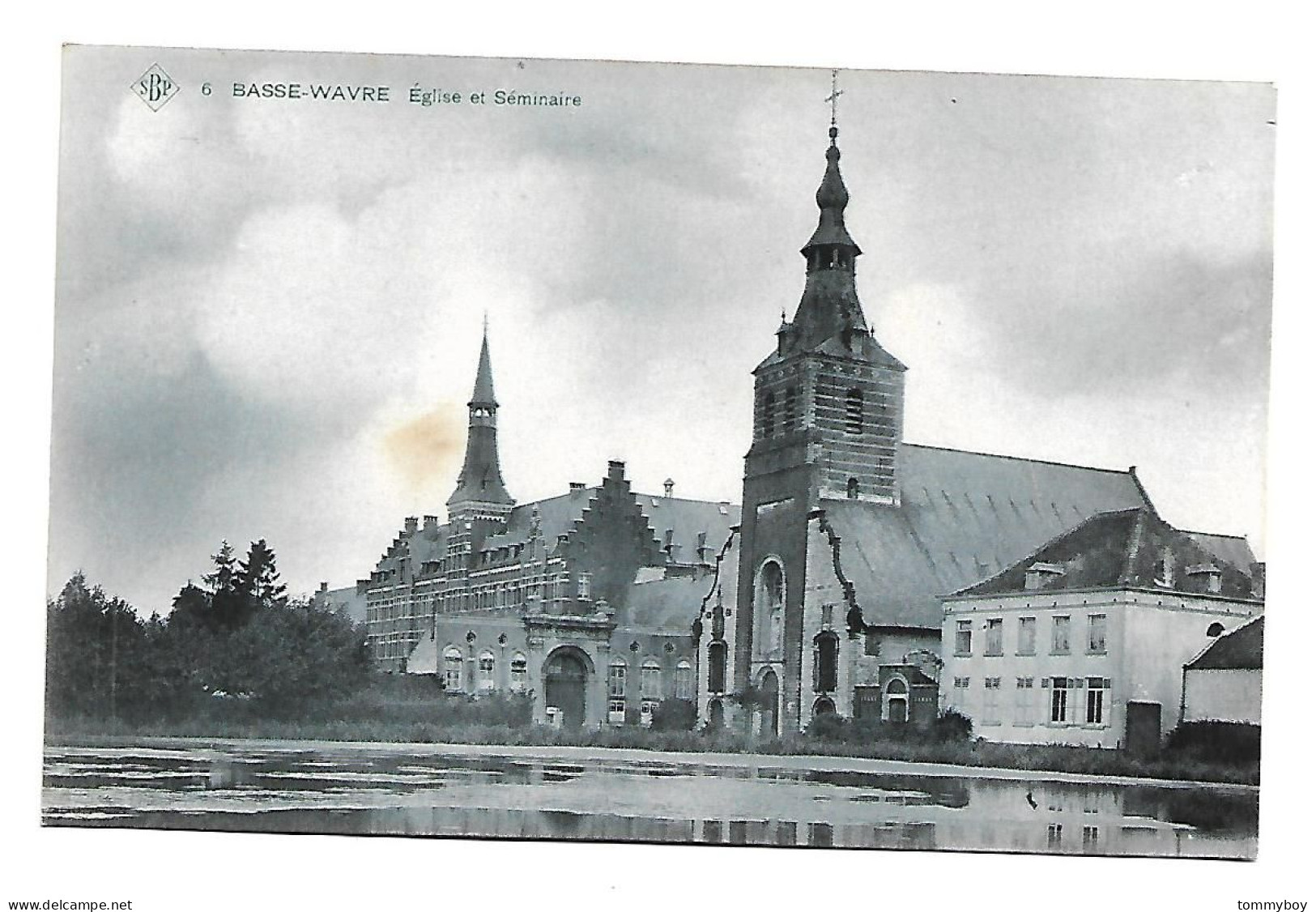CPA Basse - Wavre - Eglise Et Séminaire - Waver