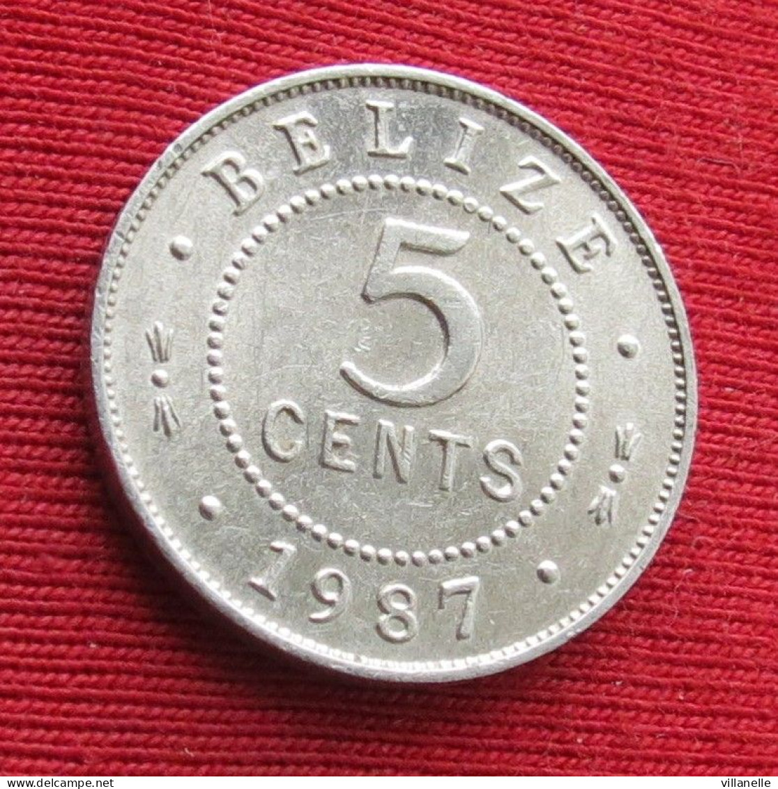 Belize 5 Cents 1987 KM# 34a Lt 586 *VT Beliz Belice - Belize