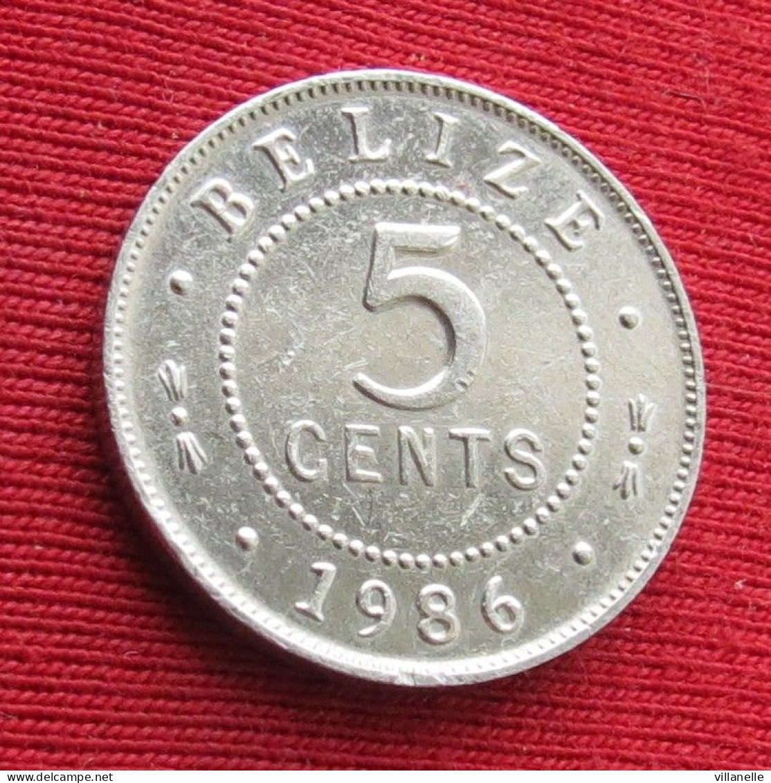 Belize 5 Cents 1986 KM# 34a Lt 743 *V2T Beliz Belice - Belize