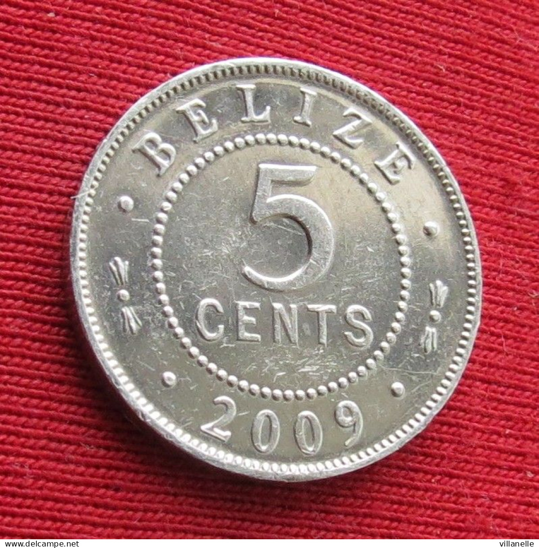 Belize 5 Cents 2009 KM# 34a Lt 512 *VT Beliz Belice - Belize