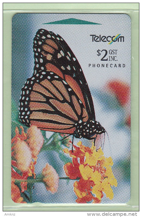 New Zealand - 1994 Auction Bidders Card - $2 Monarch Butterfly - NZ-P-33 - Mint - Papillons