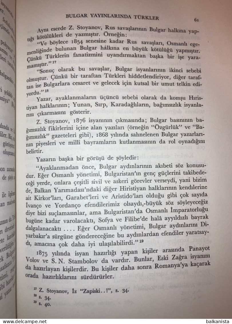 Bulgar Yayinlarinda Turkler  [Ottoman; Bulgaria; Turks In Bulgarian Literature] - Cultura