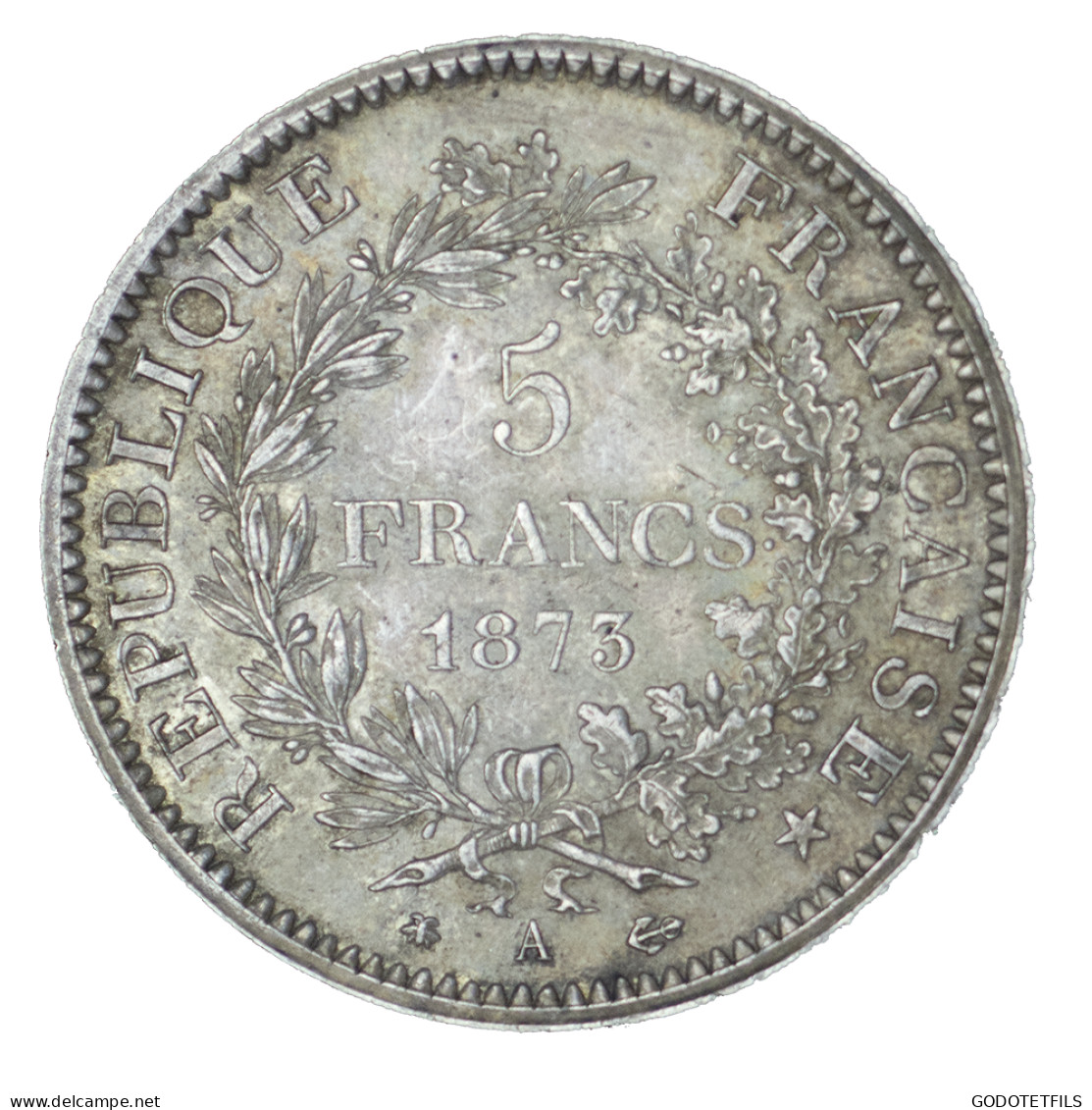 Troisième République-5 Francs 1873 Paris - 5 Francs