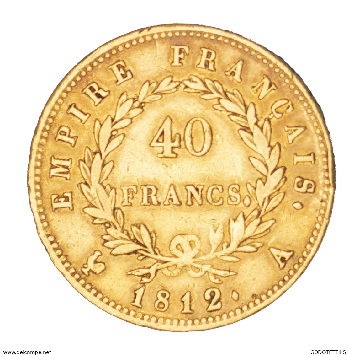 Premier Empire- 40 Francs Or Napoléon Ier 1812 Paris - 40 Francs (oro)