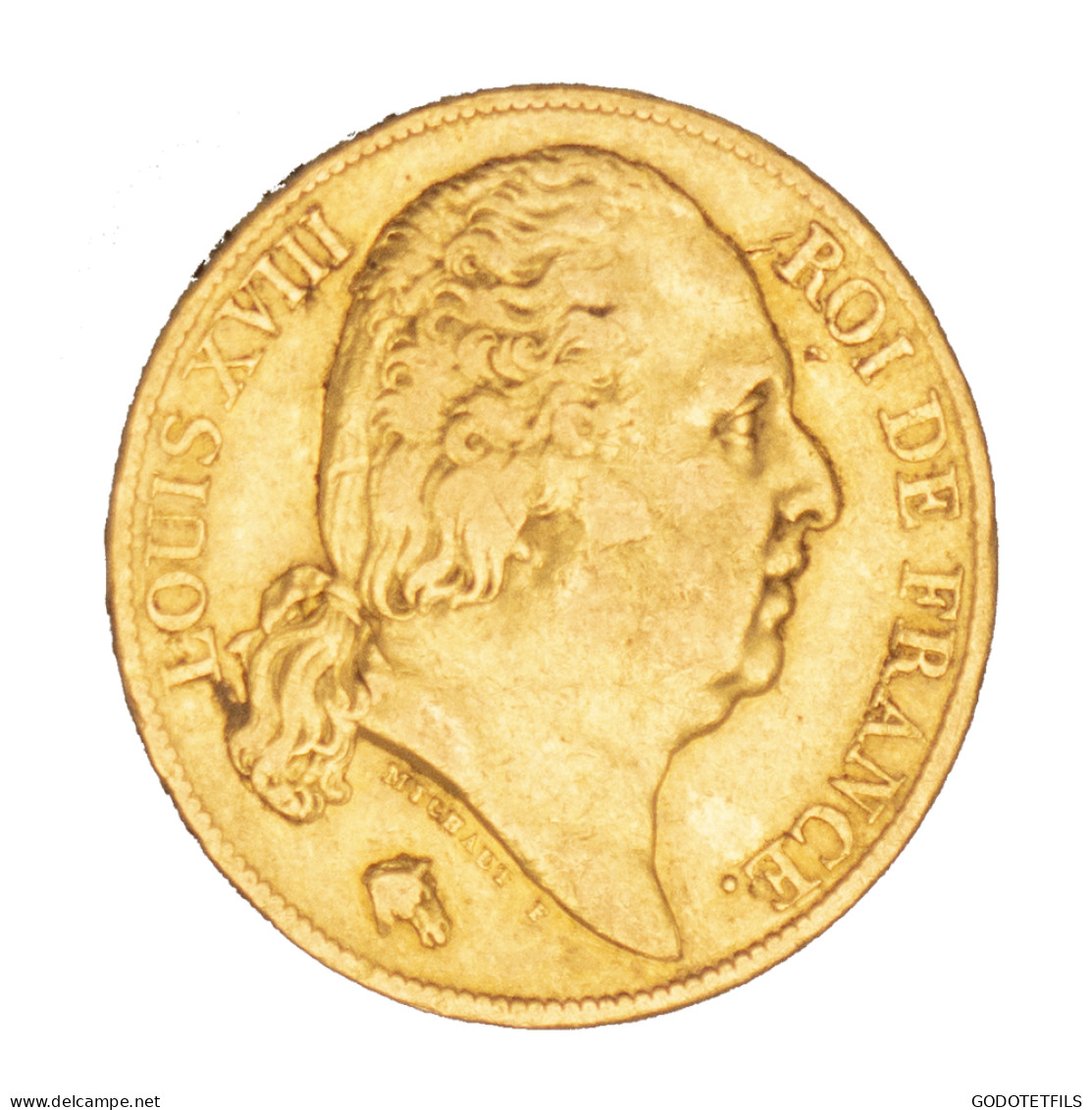 Louis XVIII-20 Francs Or 1820 Paris - 20 Francs (or)
