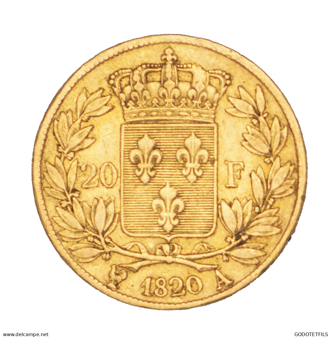 Louis XVIII-20 Francs Or 1820 Paris - 20 Francs (gold)