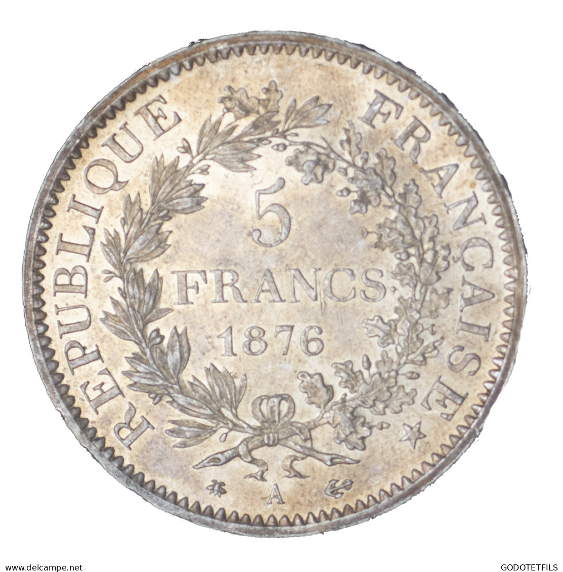 Troisième République- 5 Francs Hercule 1876 Paris - 5 Francs