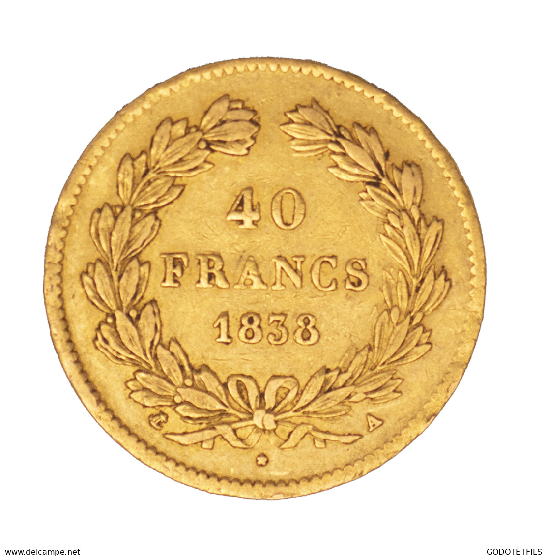 Louis-Philippe- 40 Francs 1838 Paris - 40 Francs (goud)