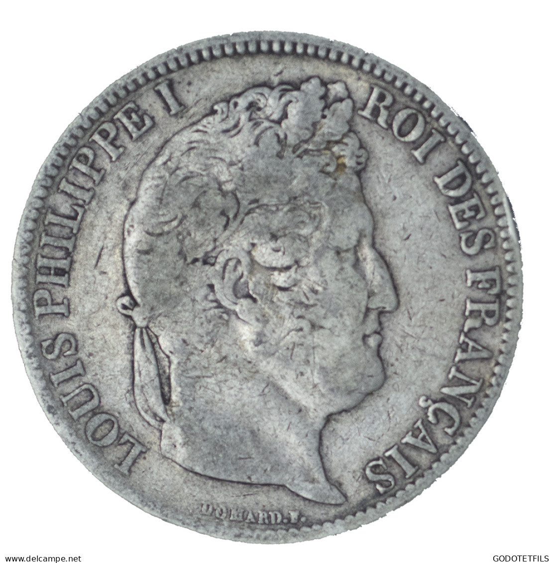 Louis-Philippe-5 Francs 1831 Marseille Tranche En Creux - 5 Francs