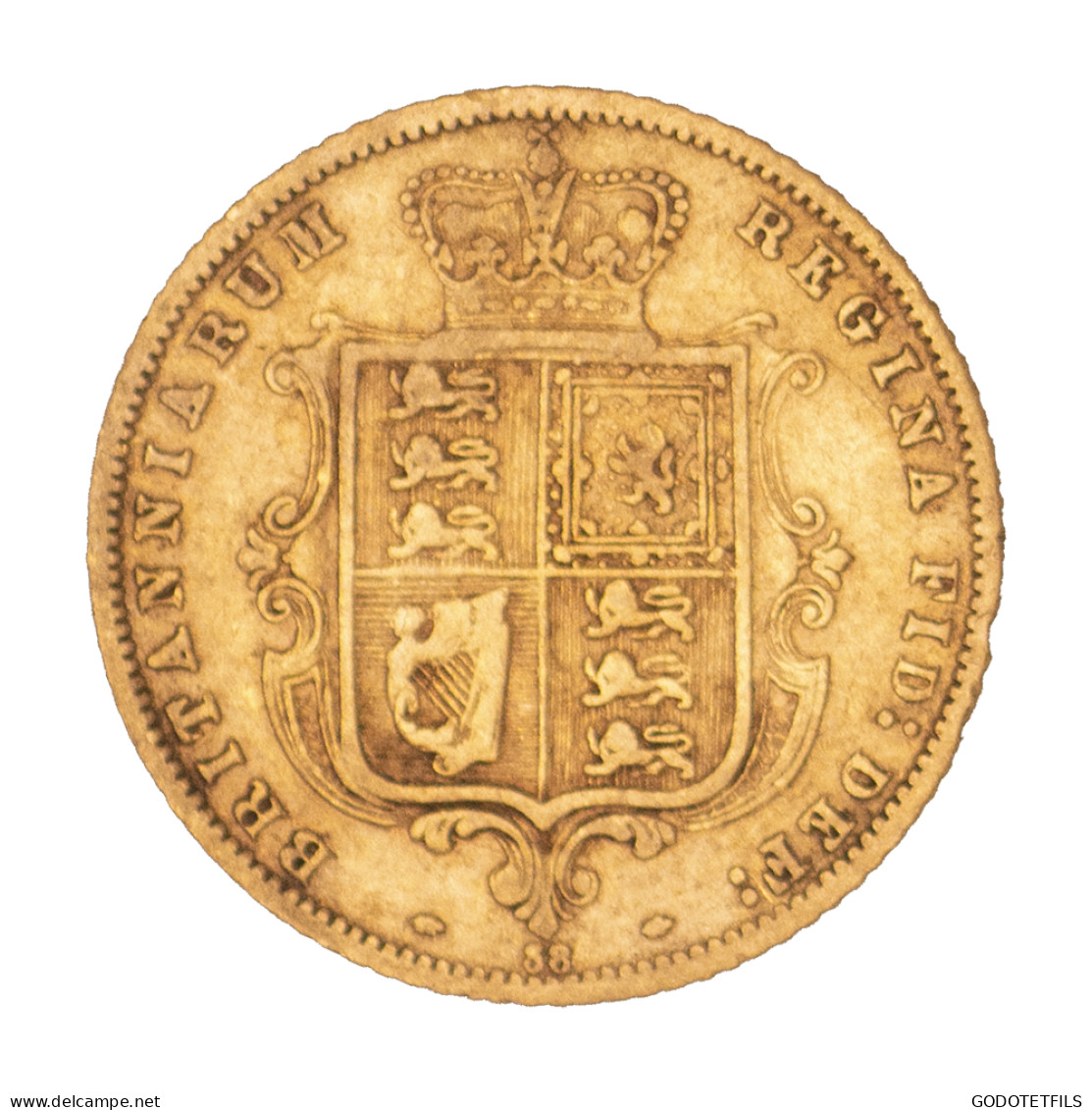 Royaume-Uni-Victoria-Demi Souverain 1873 Londres - 1/2 Sovereign