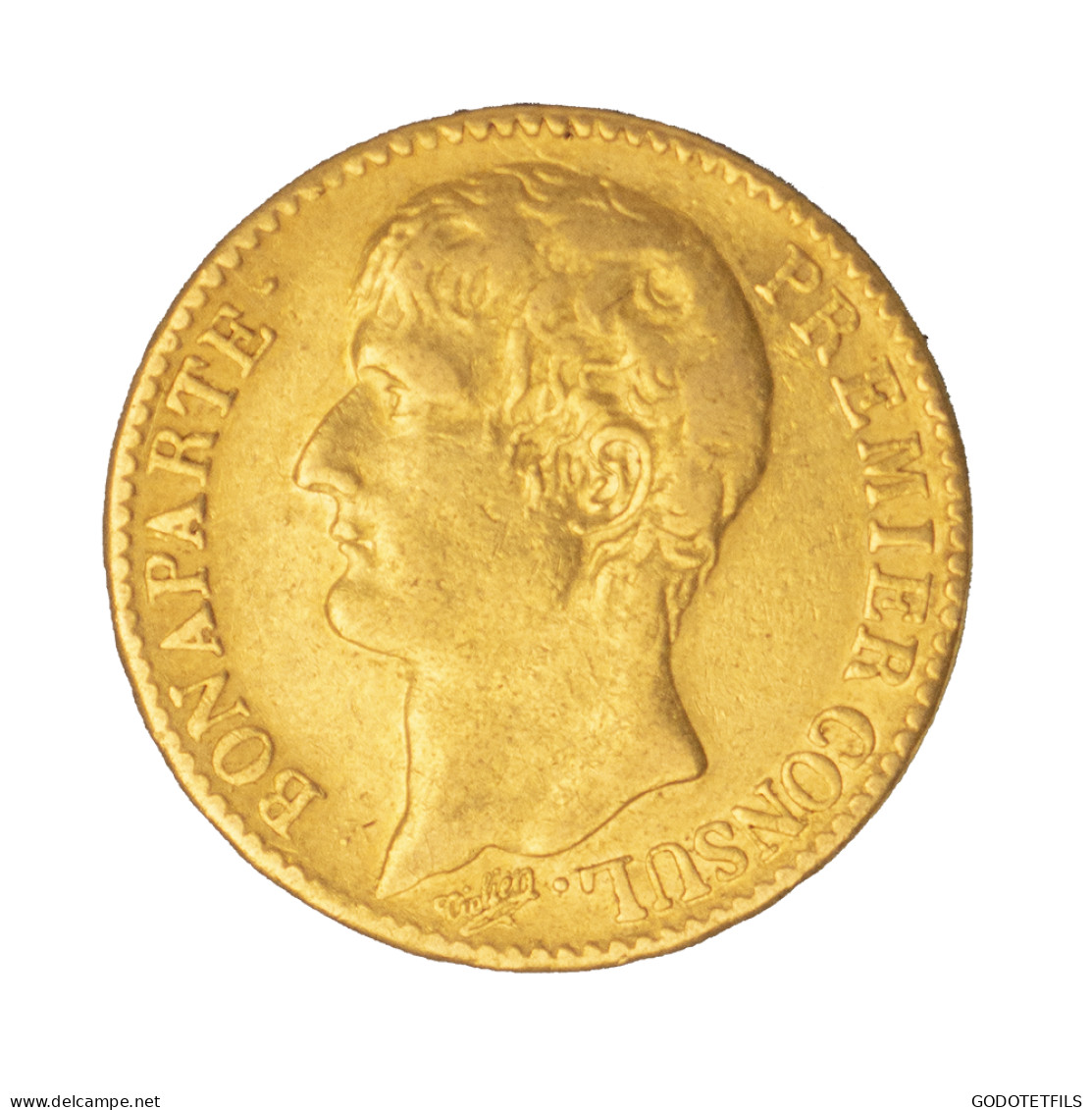 Bonaparte Premier Consul-40 Francs An 12 (1804) Paris - 40 Francs (gold)
