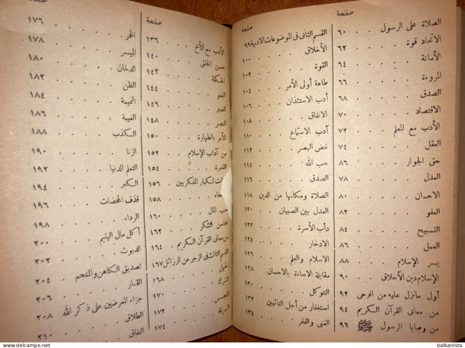 Arabic Book Islam 1947 كتاب الدين