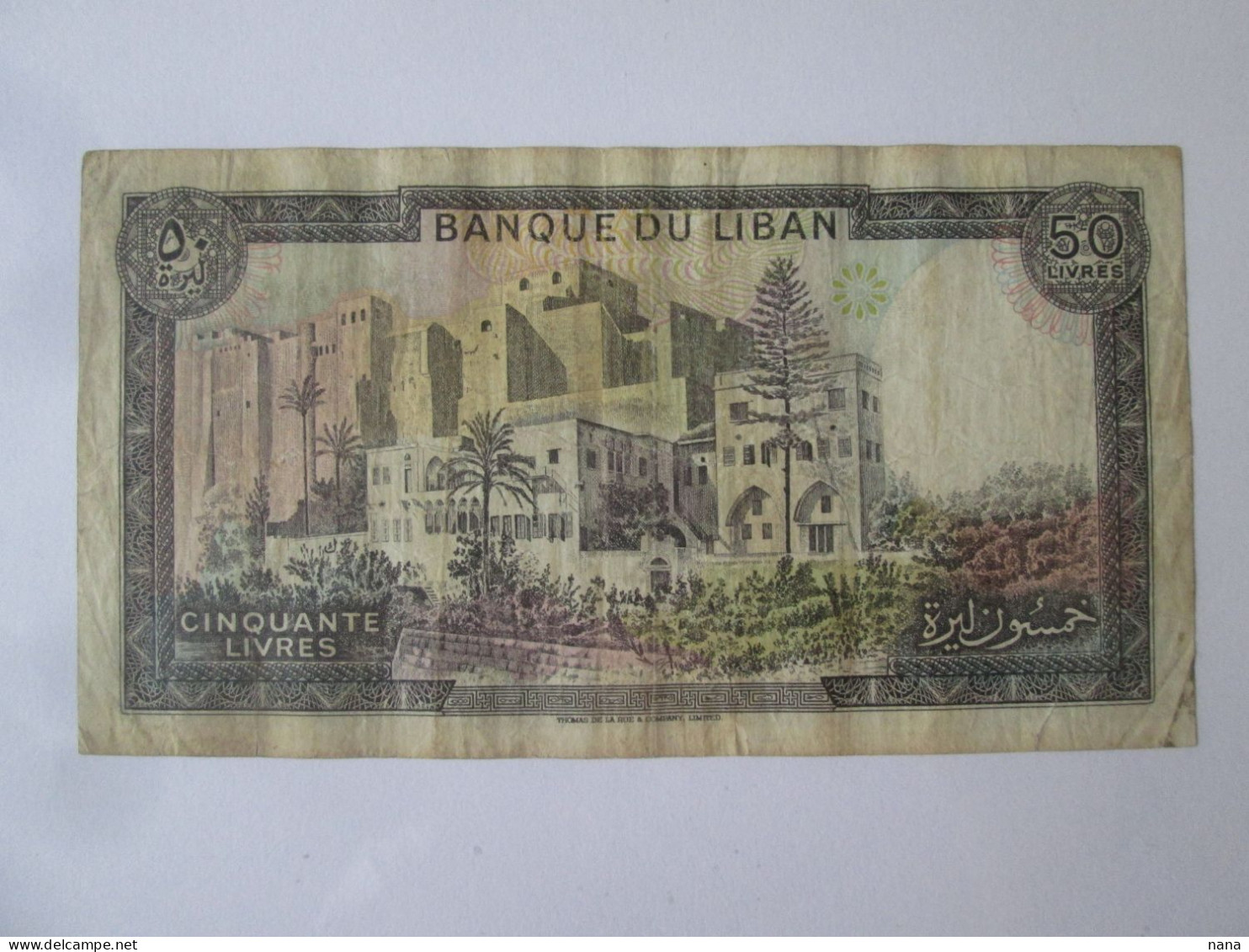 Lebanon 50 Livres 1988 Banknote See Pictures - Liban