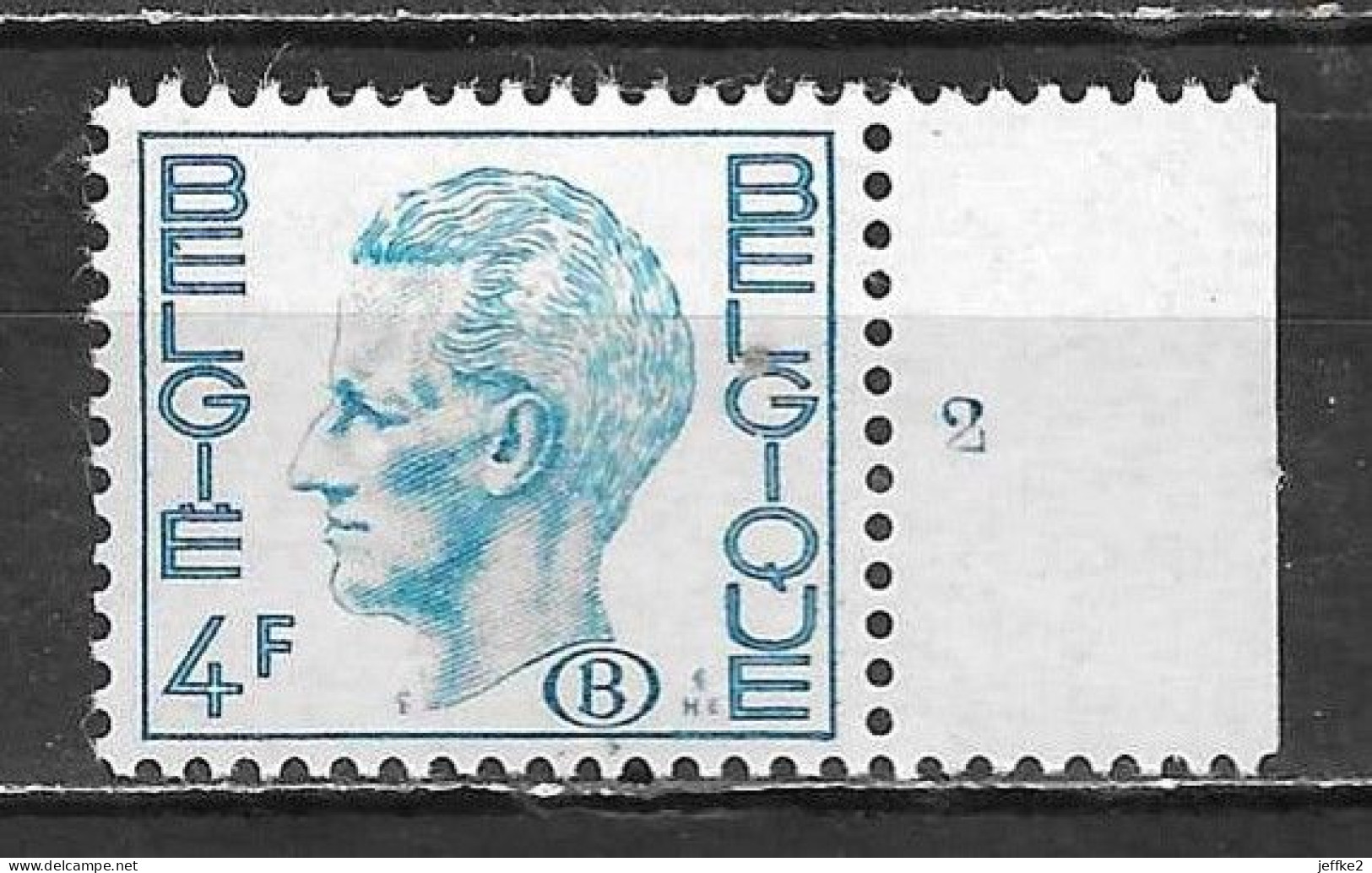 S69**  Baudouin Elström - Numéro De Planche 2 - MNH** - LOOK!!!! - 1971-1980