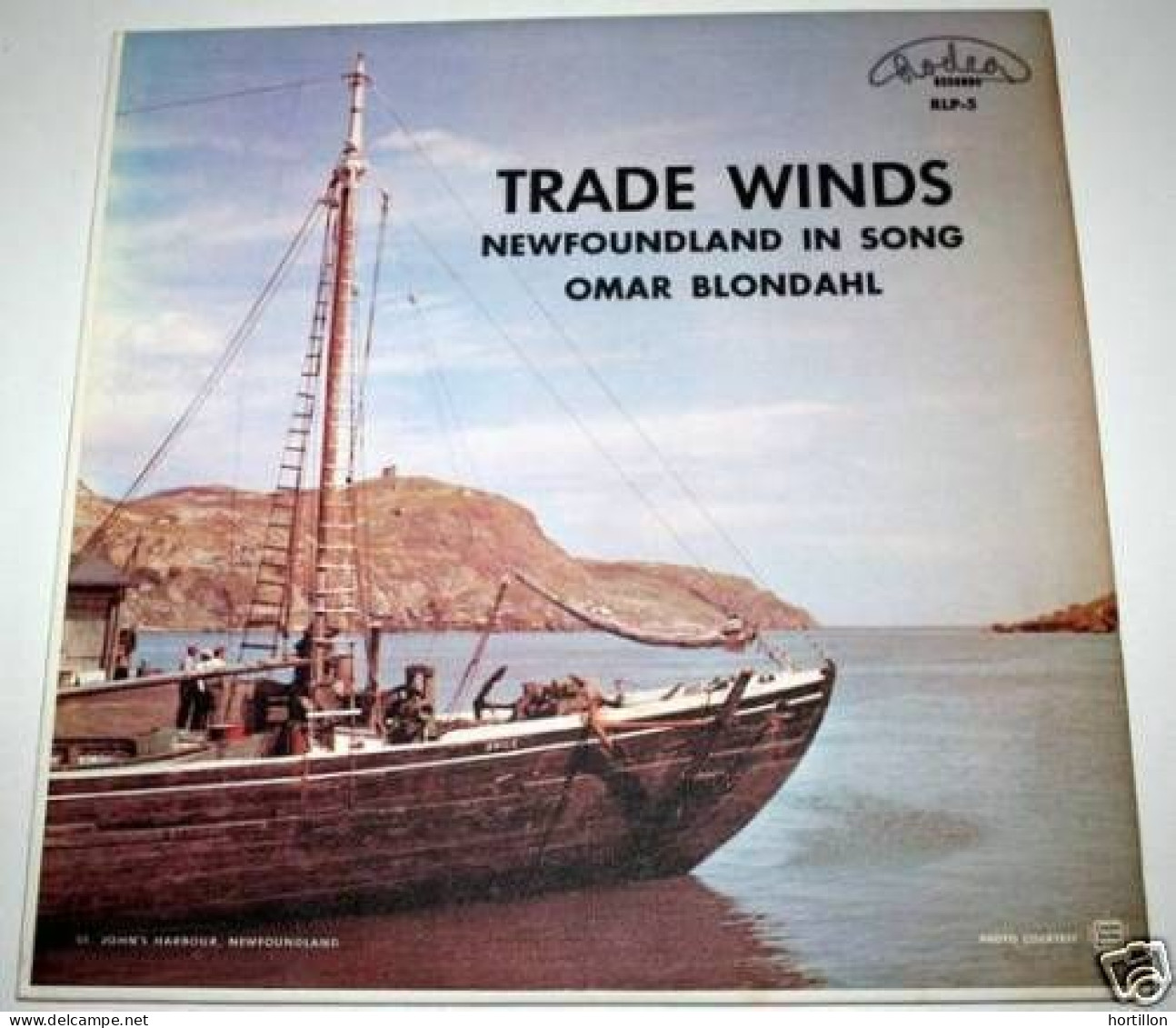 Rare LP 33 Tours Vinyle Omar Blondahl : TRADE WINDS * CANADA - Country Et Folk