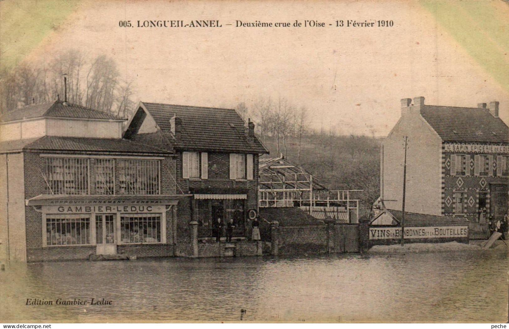 N°114934 -cpa Longueil Annel -deuxième Crue- - Longueil Annel