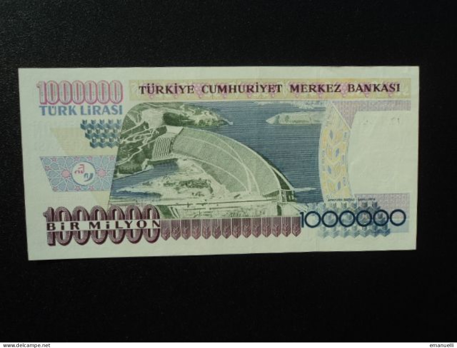 RÉPUBLIQUE DE TURQUIE * : 1 000 000 LIRA   L.1970 (1995)     P 209     TTB+ - Turquie