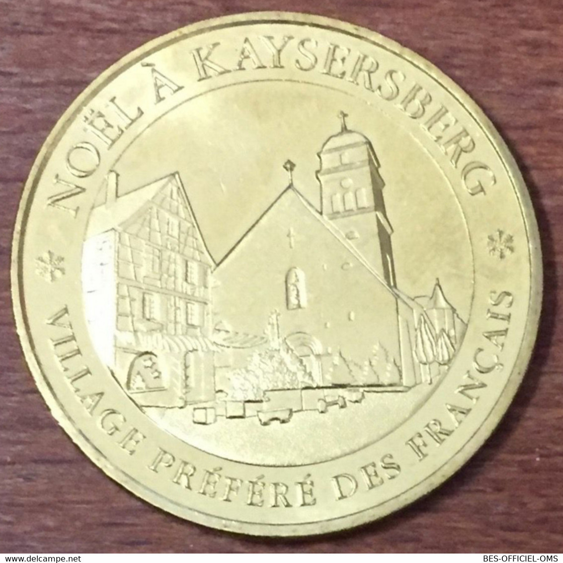 68 KAYSERSBERG NOËL VILLAGE PRÉFÉRÉ DES FRANÇAIS MDP 2018 MÉDAILLE MONNAIE DE PARIS JETON TOURISTIQUE TOKENS MEDALS COIN - 2018