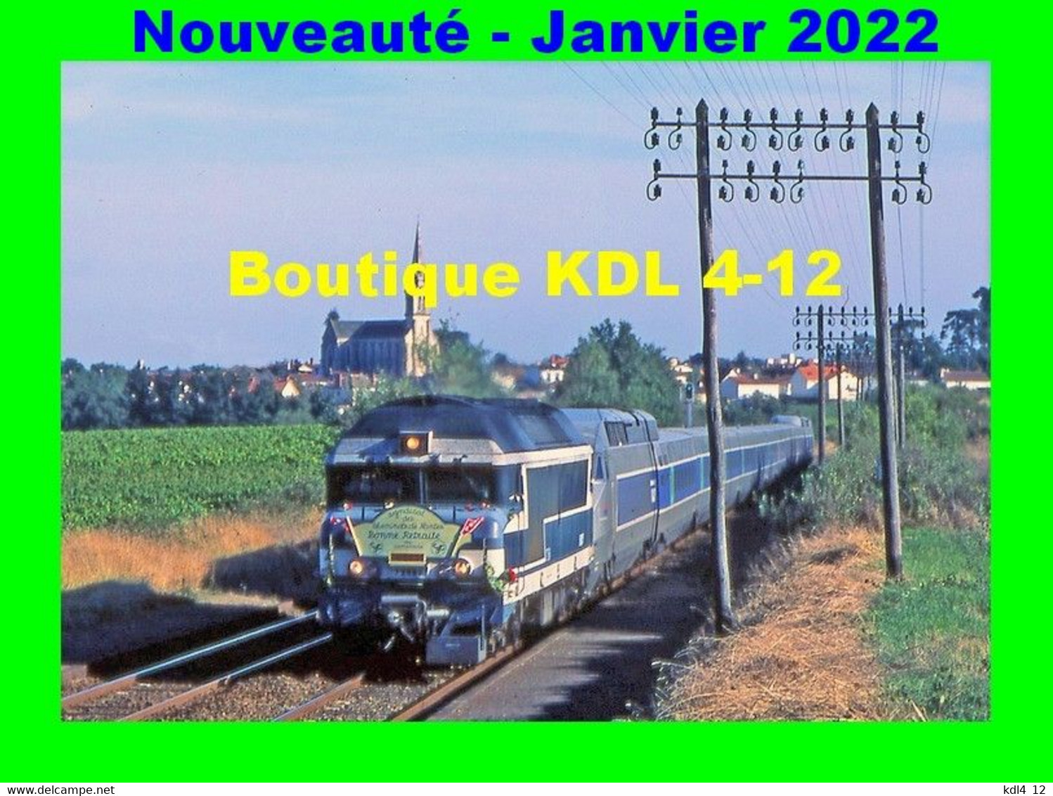 ACACF 732 - Loco CC 72062 Remorquant Un TGV - GORGES - Loire-Atlantique - SNCF - Gorges