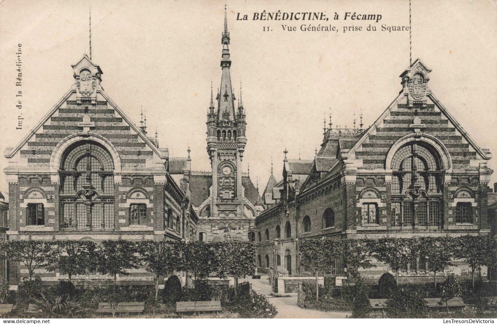 FRANCE - Fécamp - La Bénédictine - Vue Générale - Prise Du Square - Carte Postale Ancienne - Fécamp