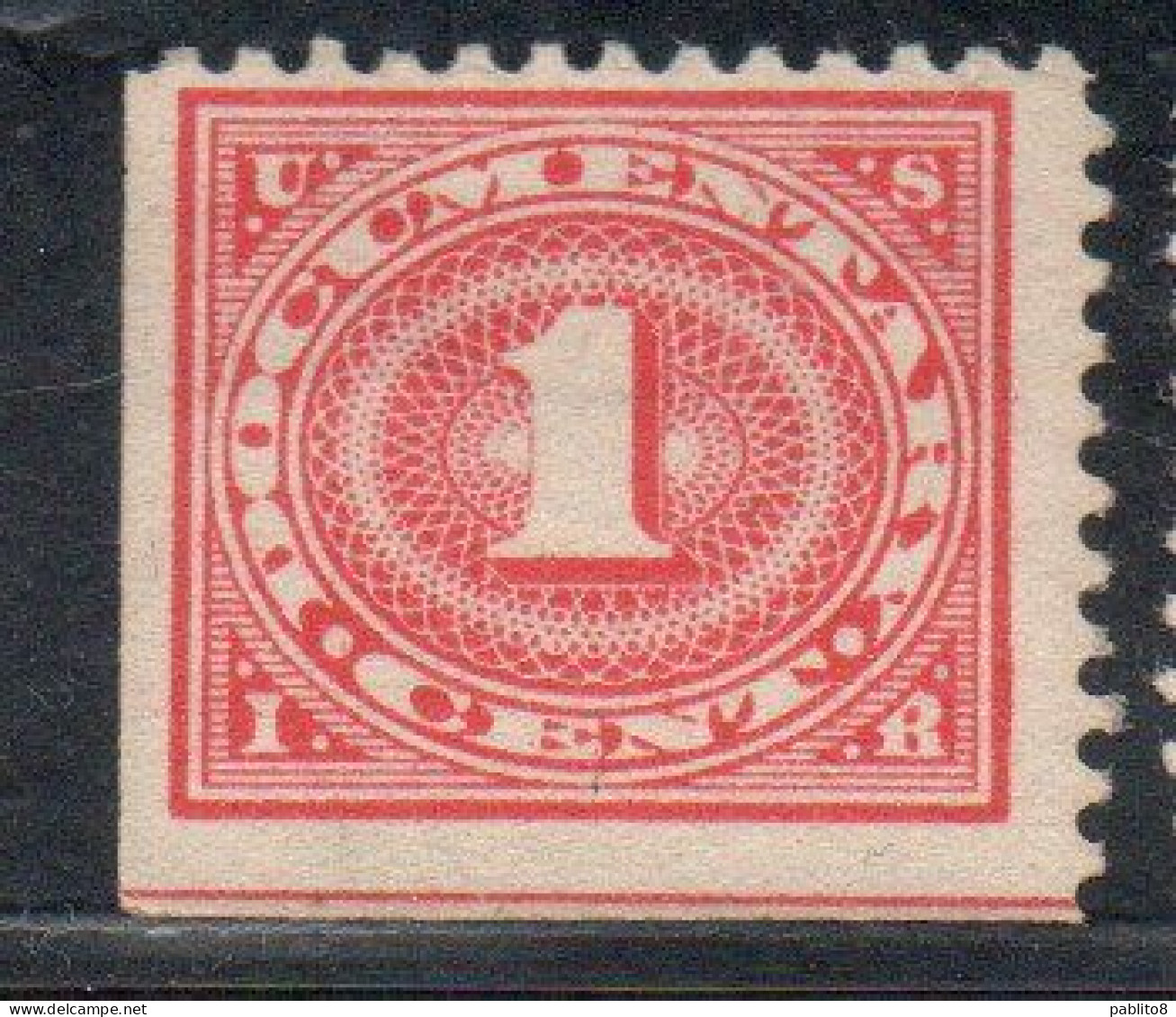 USA STATI UNITI 1917 VARIETY REVENUE STAMPS DOCUMENTARY 1c MNH - Unused Stamps