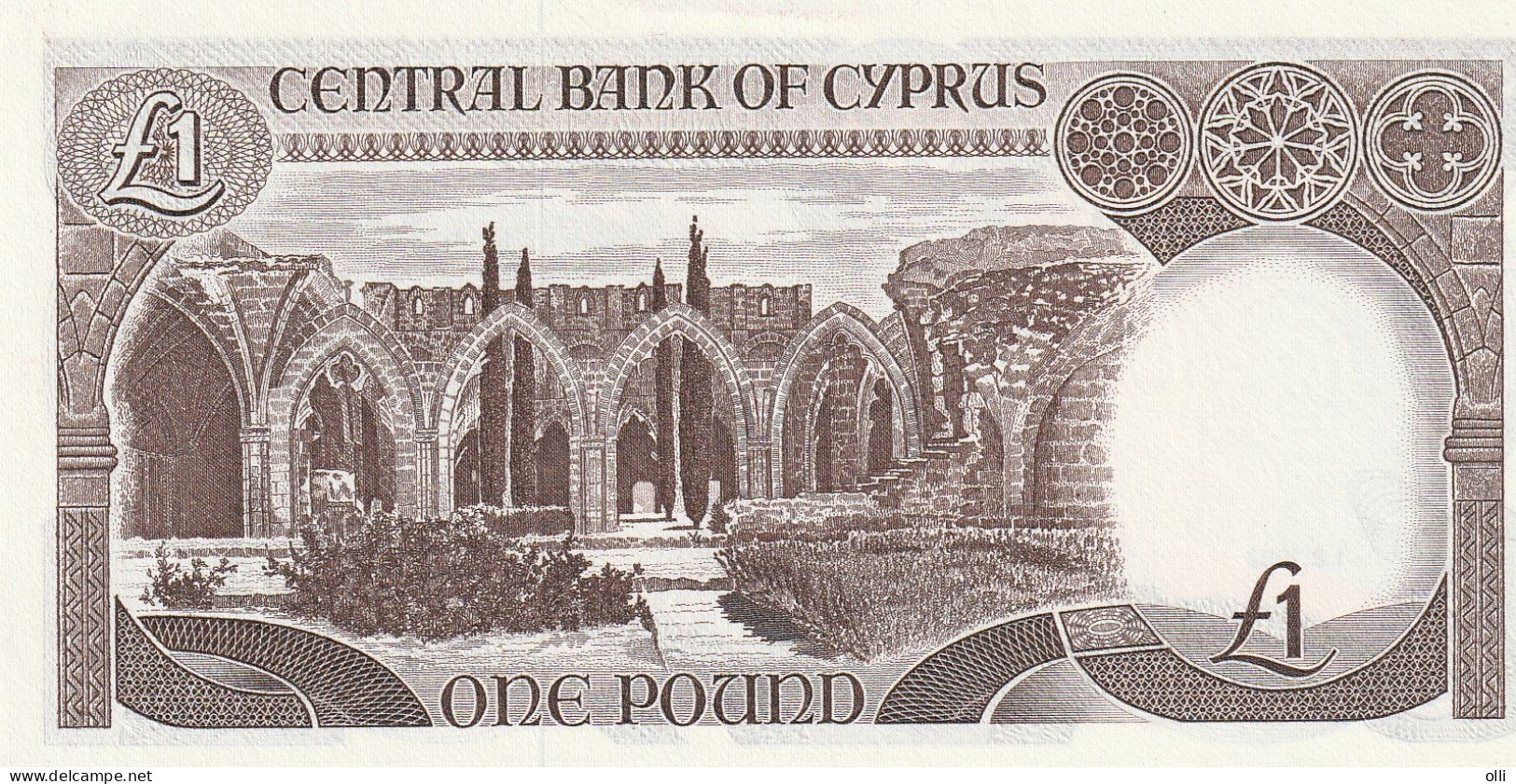 Cyprus 1 Pound 1982 P-50a  UNC - Cyprus