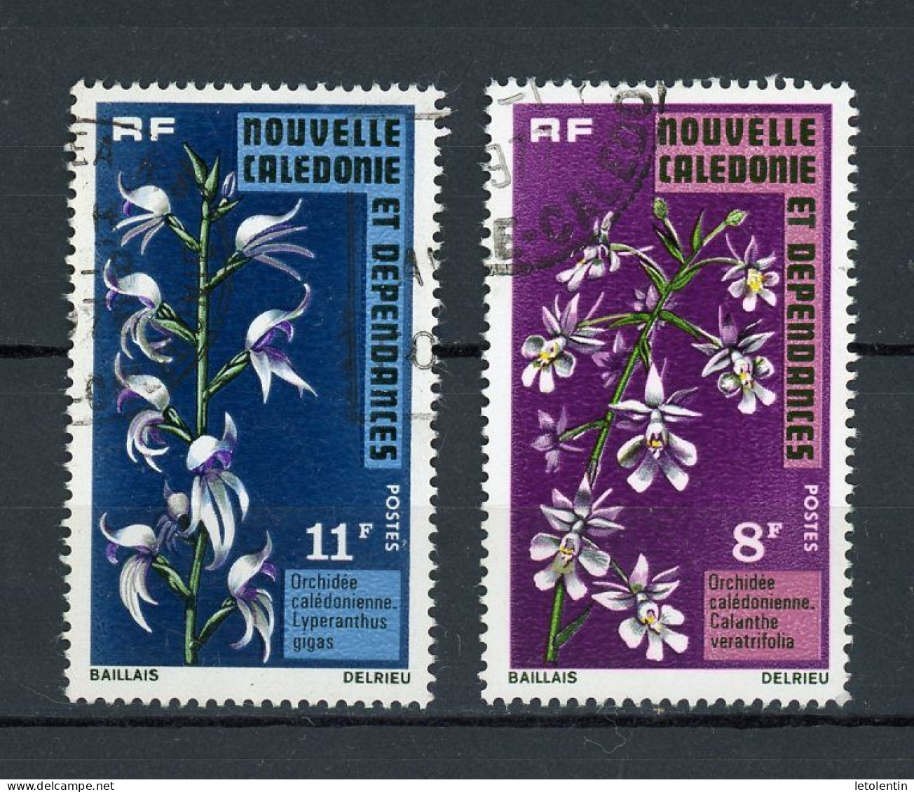 NOUVELLE-CALEDONIE RF - FLORE   - N°Yt 392+393 Obli. - Usati