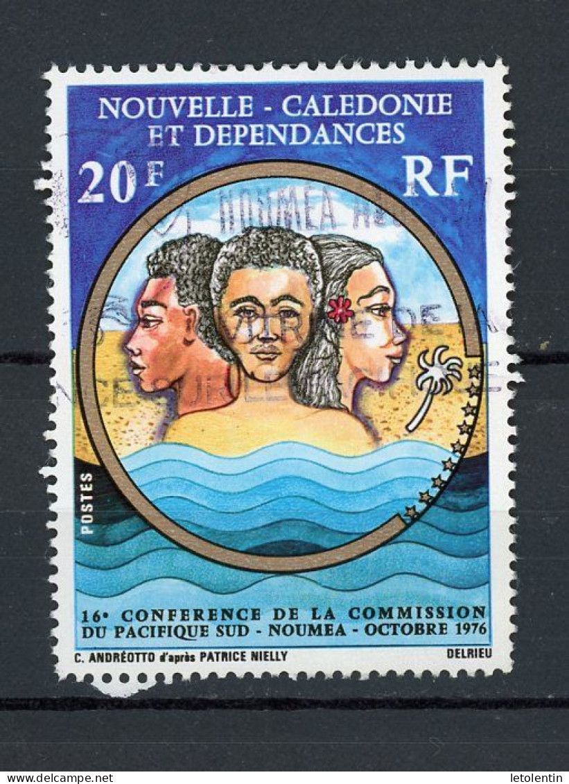 NOUVELLE-CALEDONIE RF - CONF. DU PACIFIQUE SUD   - N°Yt 405 Obli. - Gebraucht