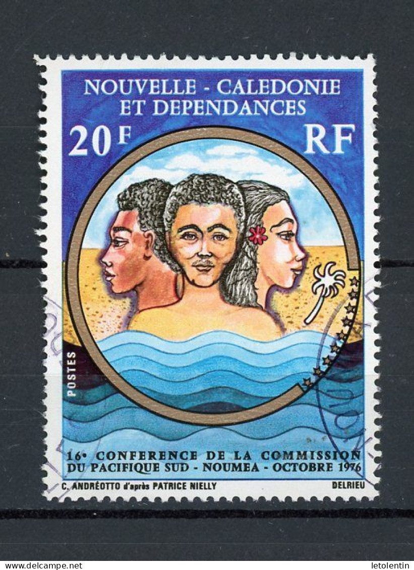 NOUVELLE-CALEDONIE RF - CONF. DU PACIFIQUE SUD   - N°Yt 405 Obli. - Usati