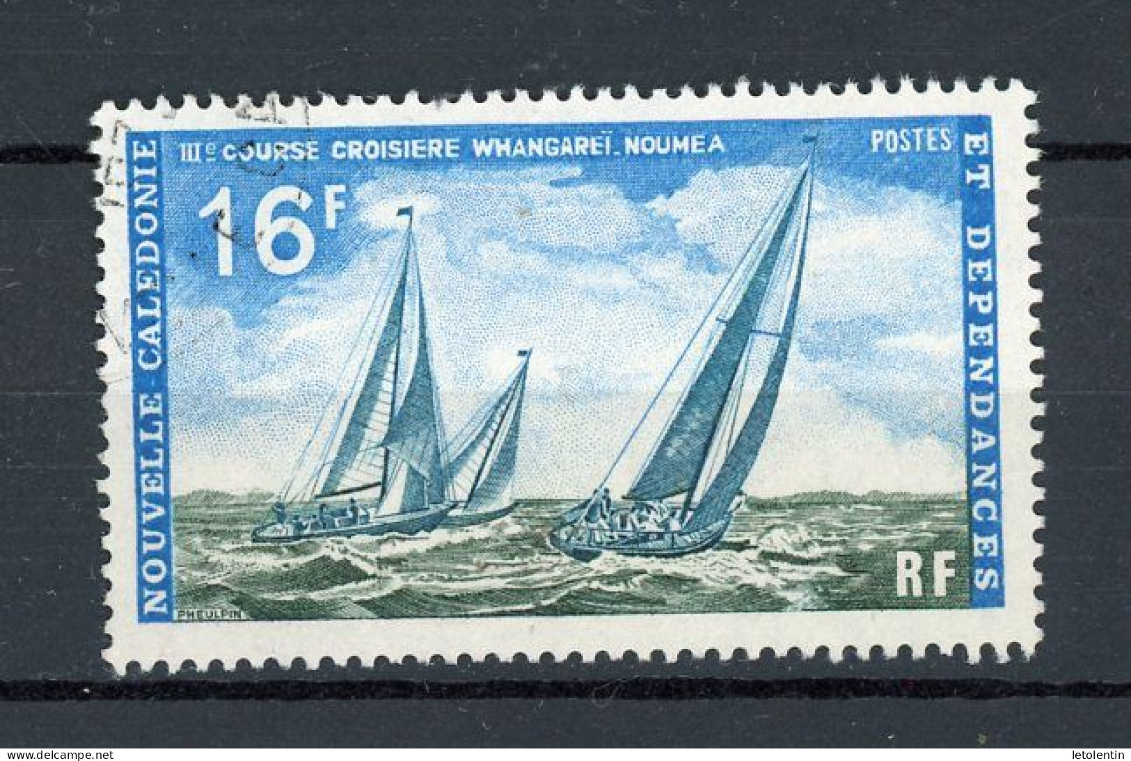 NOUVELLE-CALEDONIE RF - COURSE CROISIÈRE   - N°Yt 373 Obli. - Gebruikt