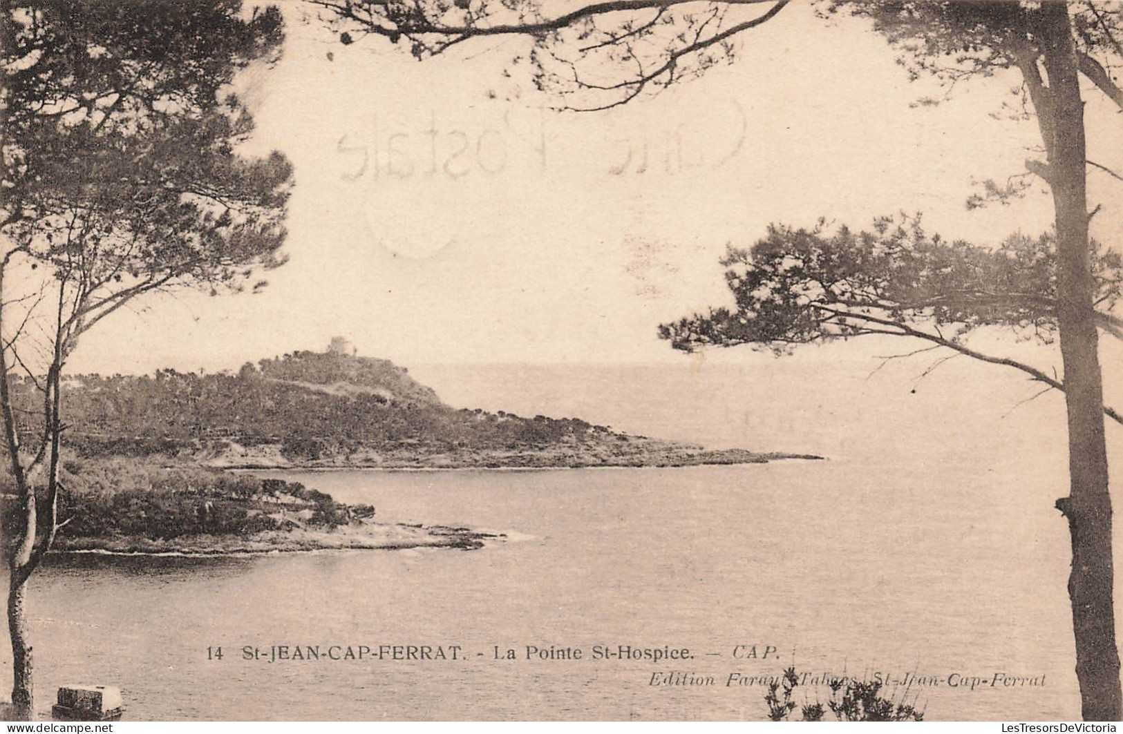 FRANCE - St Jean Cap Ferrat - La Pointe St Hospice - CAP - Carte Postale Ancienne - Saint-Jean-Cap-Ferrat