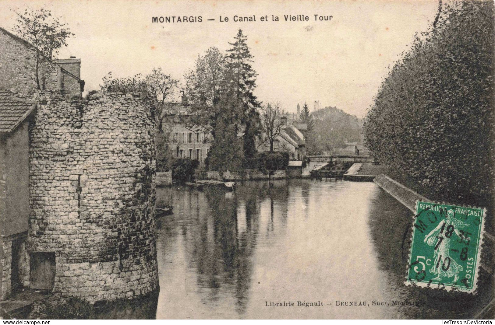 FRANCE - Montargis - Le Canal Et La Vieille Tour - Carte Postale Ancienne - Montargis