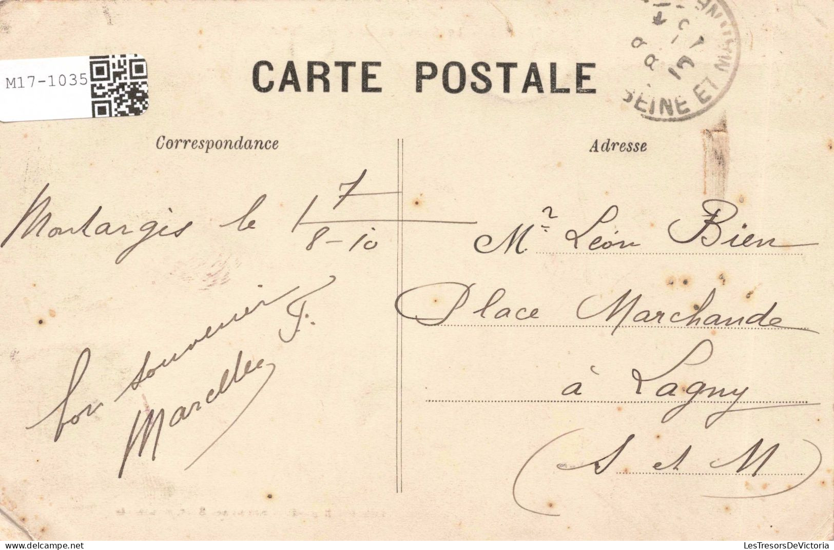 FRANCE - Montargis - Le Canal Et La Vieille Tour - Carte Postale Ancienne - Montargis