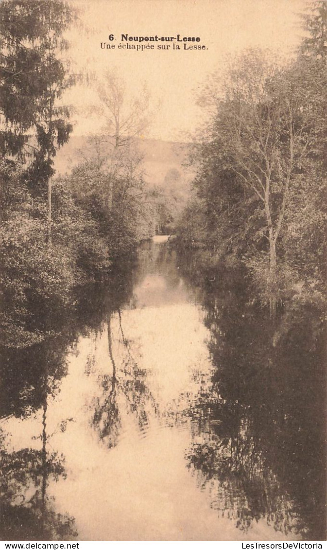 BELGIQUE - Neupont Sur Lesse - Une échappée Sur La Lesse - Carte Postale Ancienne - Wellin