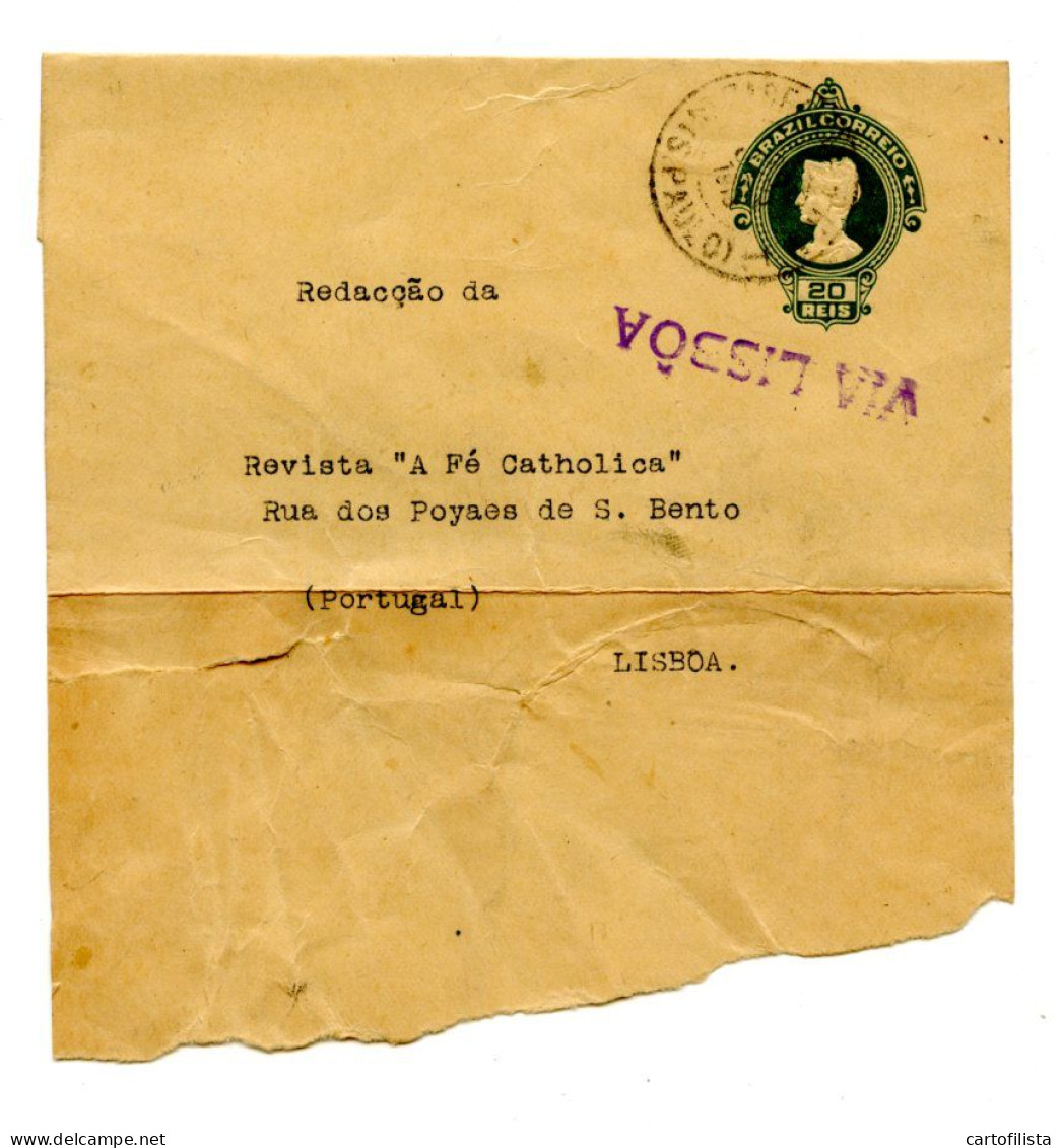 Brasil,  Postal Envelope Stationery Postcard Bilhete Postal  ( 2 Scans ) - Entiers Postaux