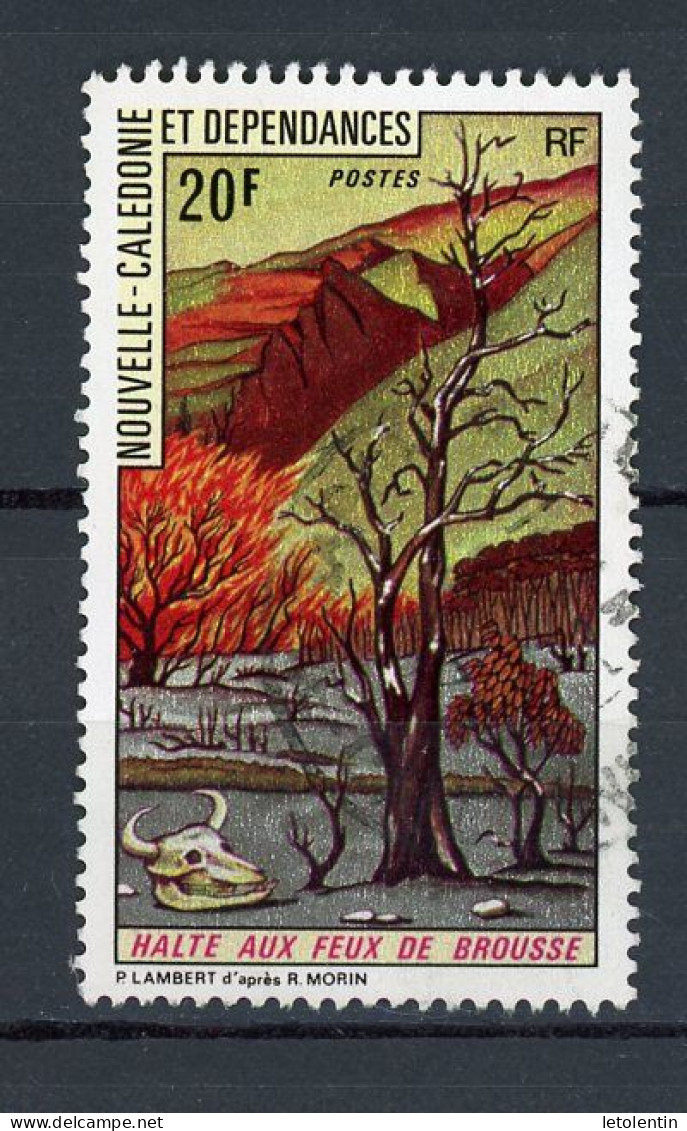NOUVELLE-CALEDONIE RF : HALTE AUX FEUX DE BROUSSE -  N°Yt 391 Obli. - Used Stamps