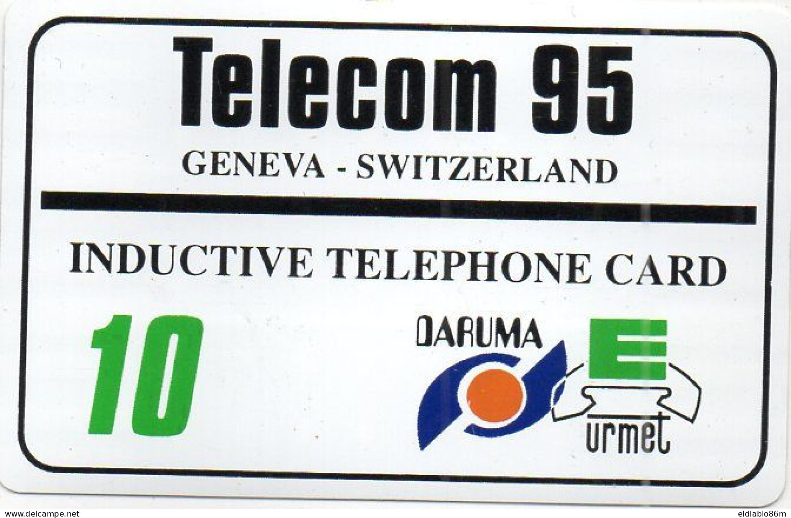 BRAZIL - INDUCTIVE -  TEST CARD - URMET DARUMA - GENEVA TELECOM 95 - Brasilien