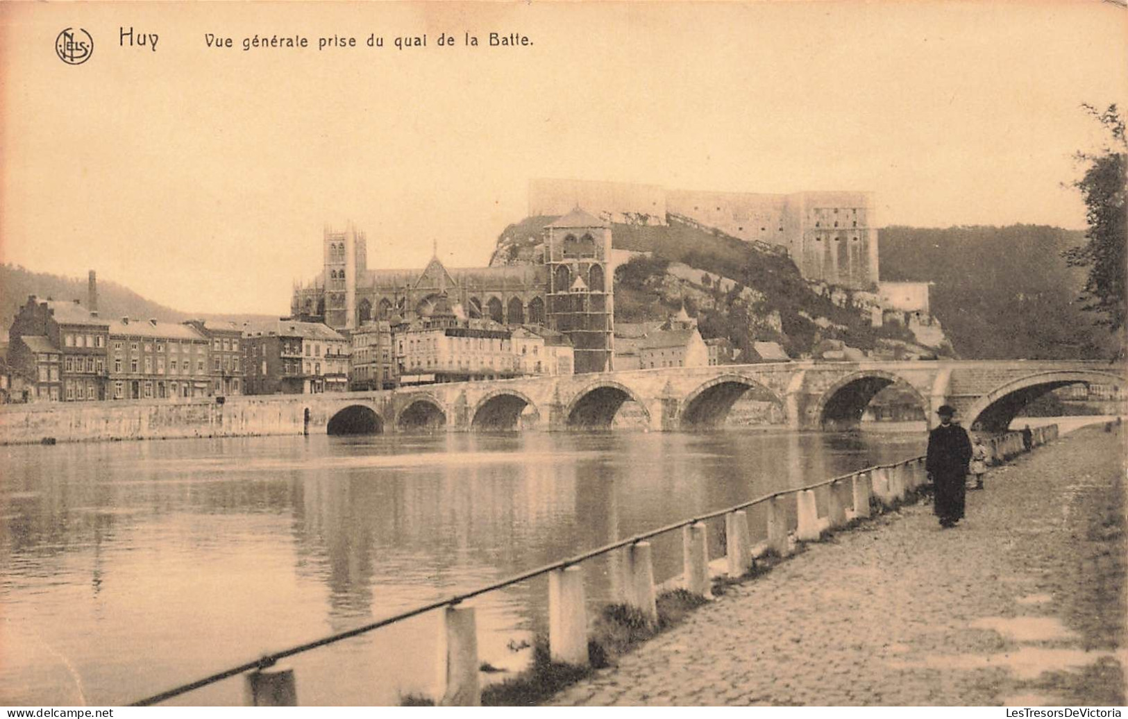 BELGIQUE - Huy - Vue Générale Prise Du Quai De La Batte  - Carte Postale Ancienne - Hoei