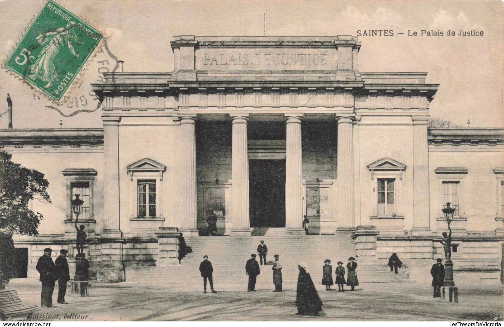 FRANCE - Saintes - Le Palais De Justice - Carte Postale Ancienne - Saintes