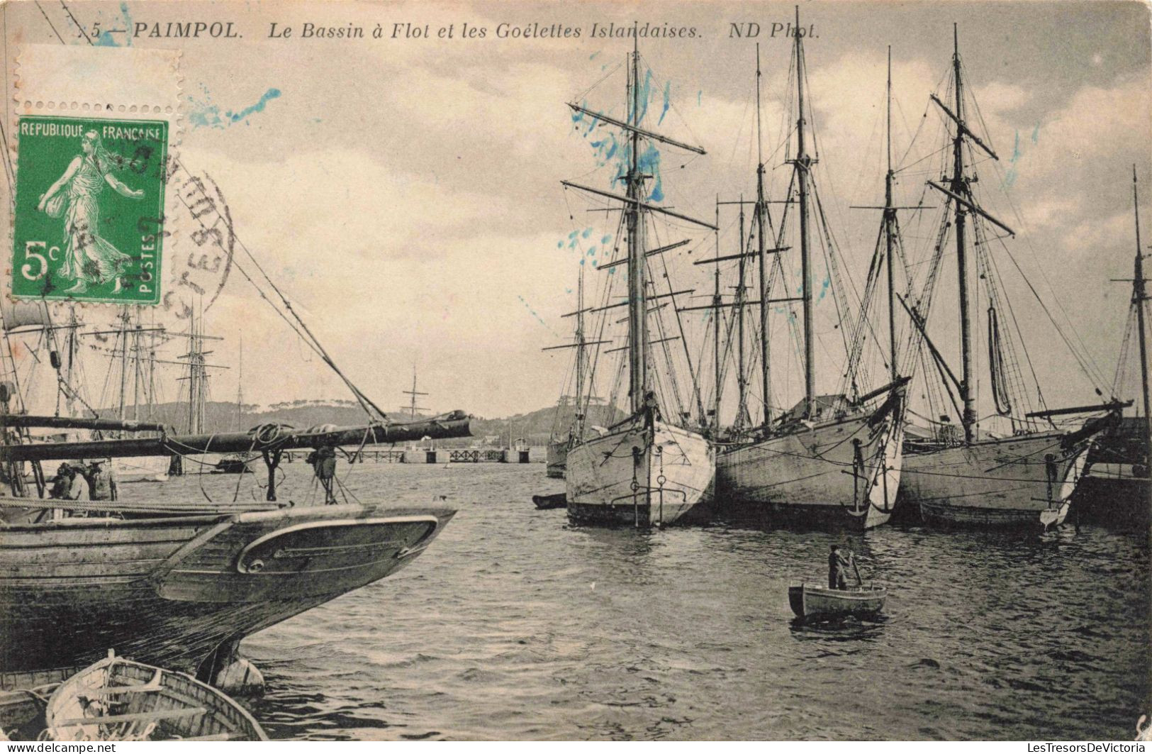 FRANCE - Paimpol - Le Bassin à Flot Et Les Goélettes Islandaises - Carte Postale Ancienne - Paimpol