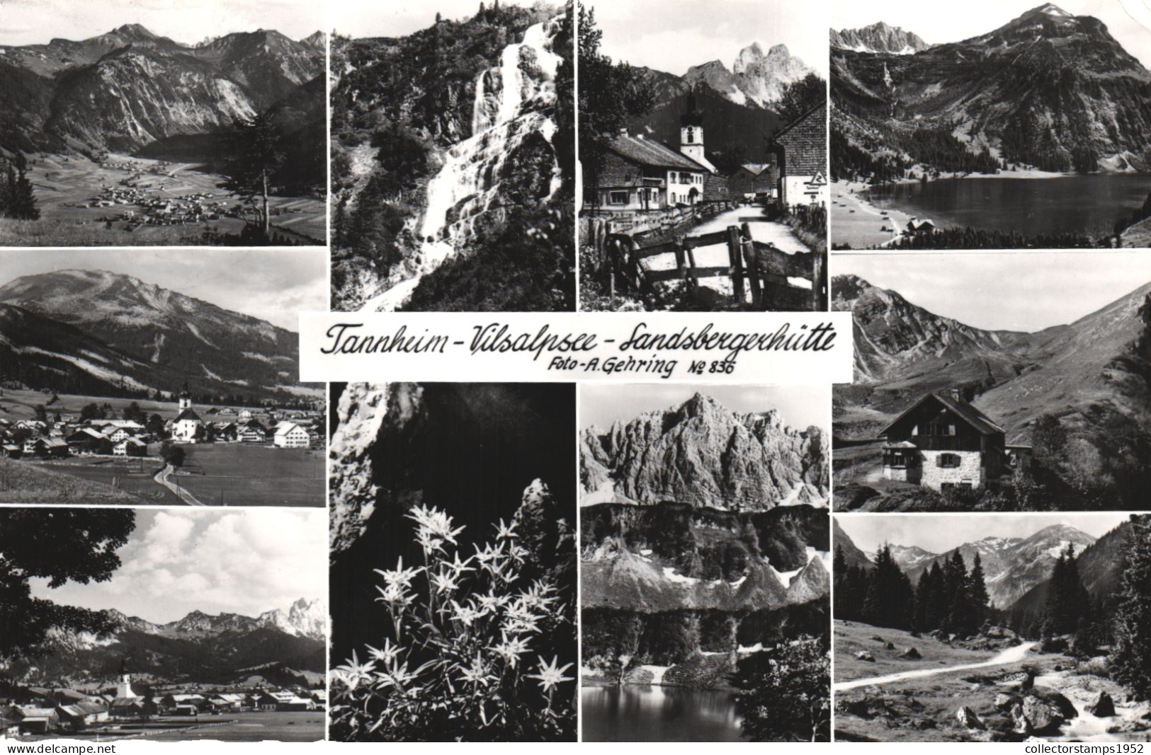 TANNHEIM, MULTIPLE VIEWS, VILSALPSEE LAKE, MOUNTAIN, ARCHITECTURE, WATERFALL, AUSTRIA - Tannheim