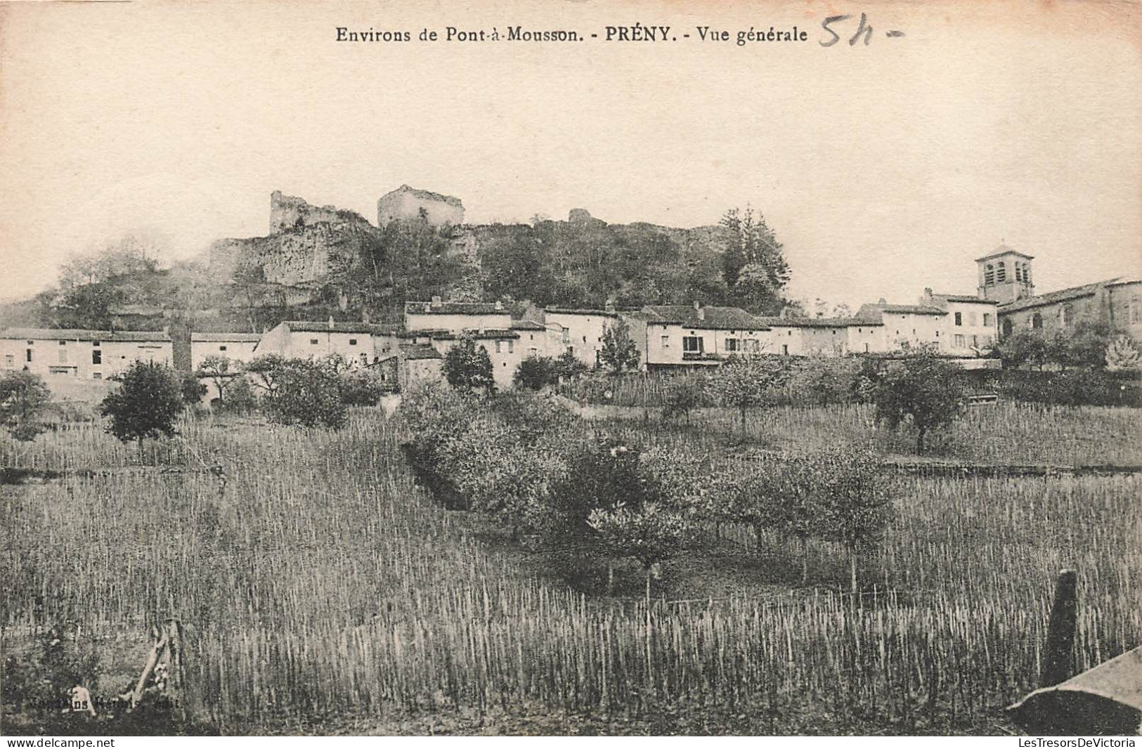 FRANCE - Environs De Pont à Mousson - Prény - Vue Générale - Carte Postale Ancienne - Pont A Mousson