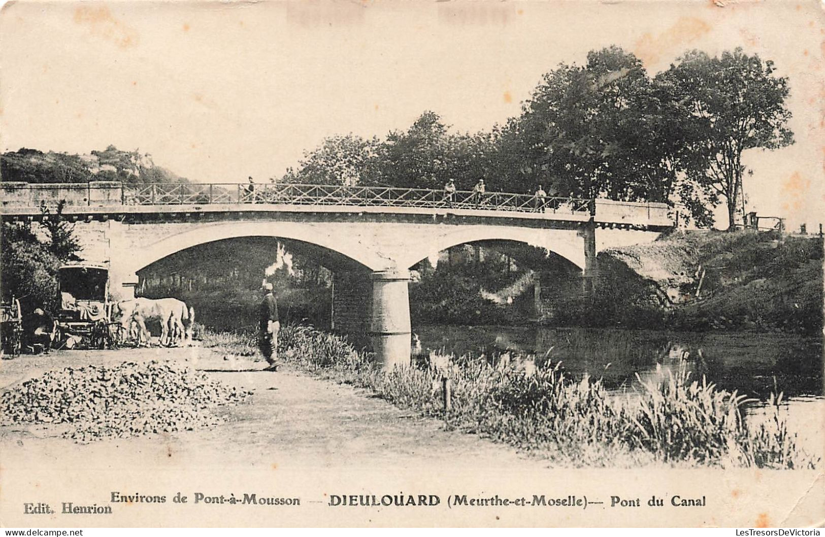 FRANCE - Environs De Pont à Mousson - Dieulouard - Pont Du Canal - Carte Postale Ancienne - Dieulouard