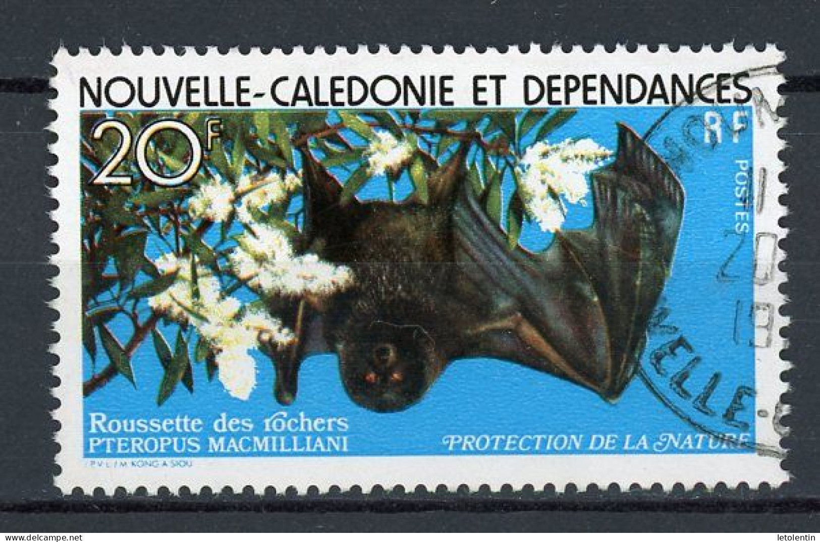 NOUVELLE-CALEDONIE RF - ROUSETTE DES ROCHERS   - N°Yt 421 Obli. - Gebraucht